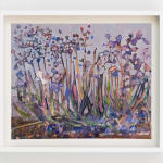 Sky Glabush, Purple Flowers (Study), 2024