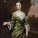 godfrey kneller, portrait of a lady in green