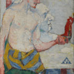 portrait of henri gaudier brzeska by alfred wolmark