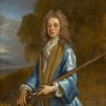 John Closterman oil portrait of A Boy with a Fowling Piece in c.1705-1710 currently for sale at Philip mould & company