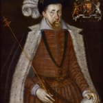 Unknown artist oil portrait of King James VI & I in 1604 currently for sale at Philip mould & company