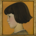 Simon Bussy pastel painting of Portrait of Barbara Strachey in c. 1920-1922 currently for sale at Philip mould & company