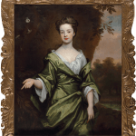 godfrey kneller, portrait of a lady in green