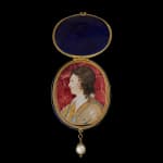 Nicholas Hilliard, Portrait miniature of Queen Elizabeth I, c. 1595