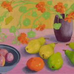 Nasturtiums and Pears