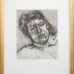 etching portrait by Lucian Freud