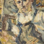Cyril Mann, Self-Portrait with Palette and Brush, 1962