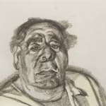 etching portrait by Lucian Freud