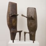 Kenneth Armitage, Seated Woman with Square Head (double base), 1955 (conceived) 1986 (cast)