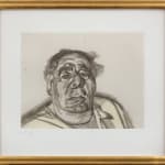 etching portrait by Lucian Freud