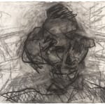 Frank Auerbach, Reclining Head of Julia, 2020