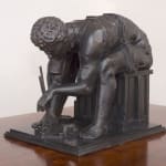 bronze sculpture of a human figure by Eduardo Paolozzi