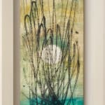 Expressive abstract oil painting by Barbara Hepworth