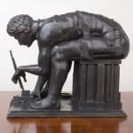 bronze sculpture of a human figure by Eduardo Paolozzi