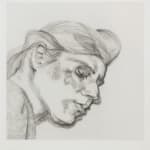etching portrait by Lucian Freud