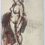 Frank Auerbach, Nude Standing , 1954