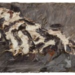 Reclining figure painting by Frank Auerbach