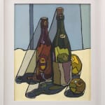 Cyril Mann, Still Life with Bottles , 1955 c.