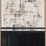 Søren Sejr, Comp. Blue / One Block gel top, double grid, one thin line oilstick, one block oilstick bottom, 2025