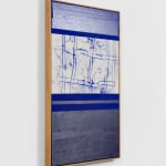 Søren Sejr, Comp. Blue / One Block gel top, double grid, one thin line oilstick, one block oilstick bottom, 2025