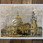 Angela Morris-Winmill, Tower Bridge, Pink Ink (Unframed)