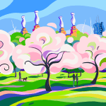 Sarah Fosse, Westminster Sunset - Mini