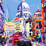 Sarah Fosse, Westminster Sunset - Mini