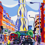 Sarah Fosse, Westminster Sunset - Mini