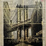 Angela Morris-Winmill, Brooklyn Bridge, NYC - Gold Leaf