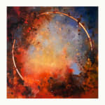 Chris Rivers, Hand-Finished Arian Landscape, 2025