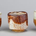 Unknown Maker, Trio of Shino Sake Cups