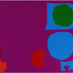 Patrick Heron CBE, Three Reds in Magenta and Green in Blue : April 1970, 1970