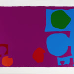 Patrick Heron CBE, Three Reds in Magenta and Green in Blue : April 1970, 1970