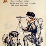Boyhood Days of George Washington. by Carolyn S. Hodgman, illustrated by A.B. Levering. Interior page with illustrations.