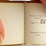 "Je ne vis que par la;" / "Cette pensée c'est vous" by Benjamin Constant. Colophon.