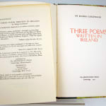 Three Poems Written in Ireland. Title page