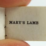 Mary's Lamb. Title page