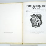 The Book of Jonah, illustrated by David Jones, title page spread