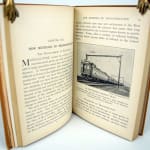 The Growth of Our Nation. Together with: The Problems of Our Nation by Emmett Glitner and Margaret Spaher. Interior page with illustration of train.