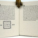 The Quartz Crystal History of Perry Township Since the Earliest Creation of Life by Walter Hamady. Interior page.