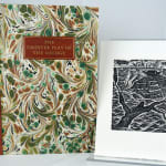 The Chester Play of the Deluge illustrated by David Jones. Front cover and interior page.