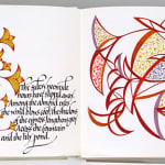Ghazals by Dave Wood. Illustrated spread