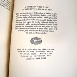 The Magic Mountain by Thomas Mann. Copyright page