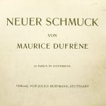 Neuer Schmuck by Maurice Dufrène, illustrated by A. Calavas. Interior page, title page.