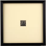 [Four initials from Gulliver's Travels] by Eric Gill. Initial A in frame.