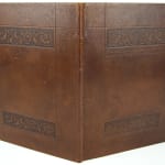 The Etching of Contemporary Life by Frank Weitenkampf illustrated by Ernest D. Roth. Front cover with decorative leather.