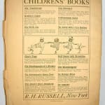 Special Winter Number of the International Studio: Children's Books and Their Illustrators by Gleeson White. Back cover.