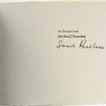 An Excerpt from The Dean's December. Bellow signature