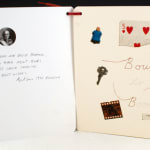 Bound to Make Books: An Exhibition of Limited Edition Books by Angela Lorenz. Interior page, inscription.