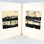Duty-Free Desiderata by Stratis Haviaras and illustrated by Jocelyn Sarah Webb. Interior page with two illustration.